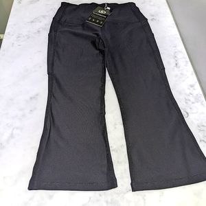Bubblelime flare cut capris